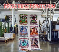 22'' x 60'' Princess and Friends Halloween Cereal designs-premade gang sheet